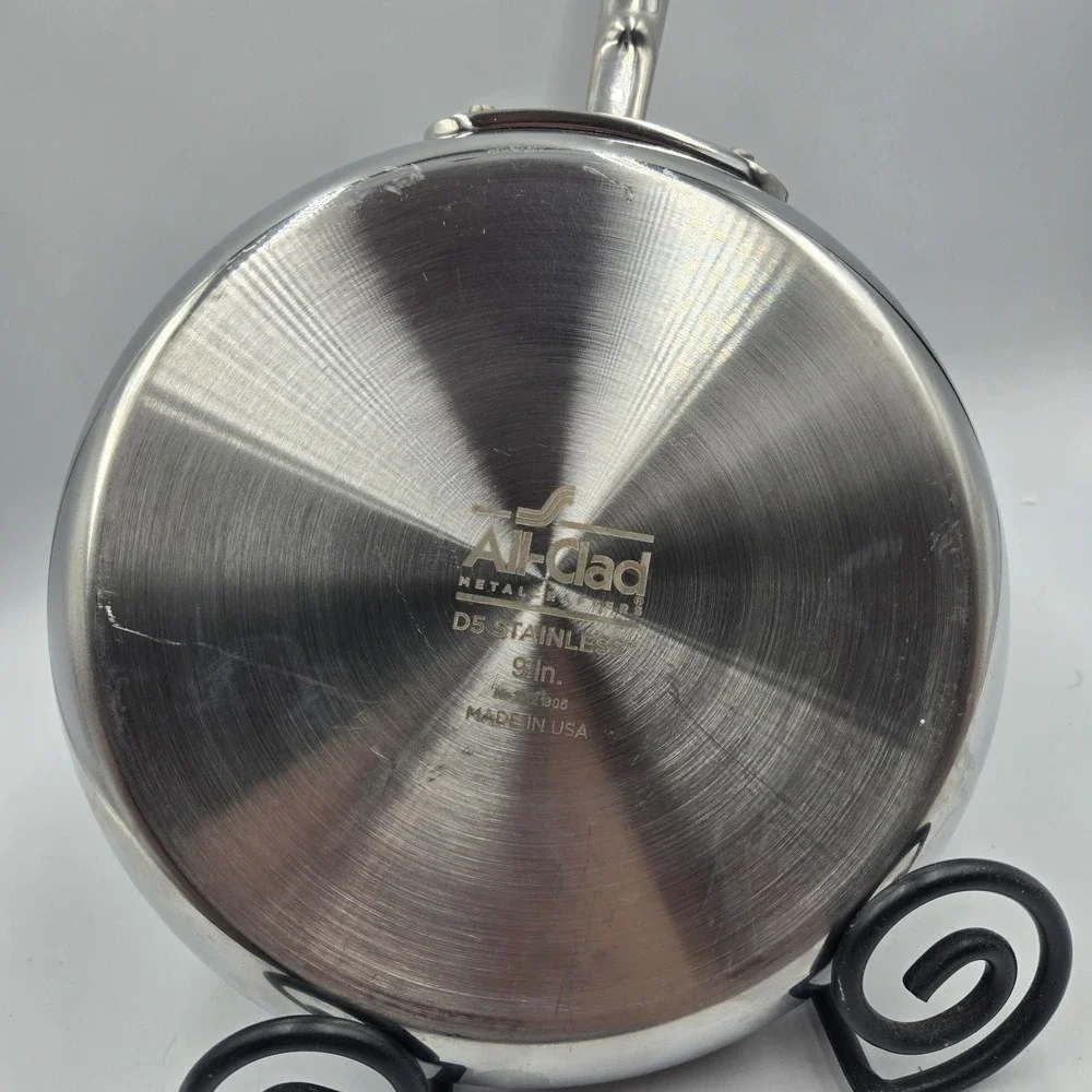 New ALL-CLAD D5 METALCRAFTERS USA 9 Inch Skillet Stainless Fry Pan 2021905